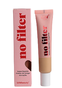 BAZAR - Base No Filter Luv Beauty – cobertura leve e hidratante com efeito matte aveludado