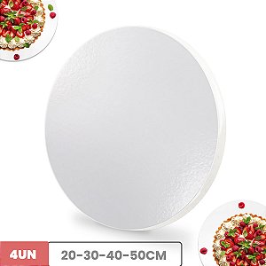 Tabuleiro Para Bolo em MDF 9mm Kit C/ 4 Tabua de Confeitaria