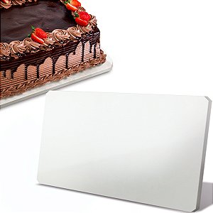 Tabuleiro Para Bolo 25x35Cm Retangular MDF 6mm Tábua De Bolo
