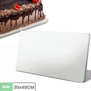Tabuleiro Para Bolo em MDF 6mm Kit C/ 2 Tabua de Confeitaria