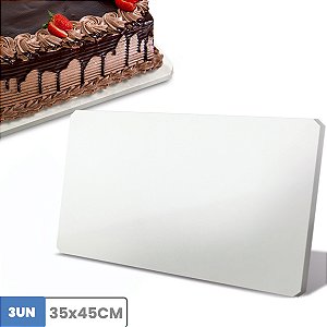 Tabuleiro Para Bolo em MDF 6mm Kit C/ 3 Tabua de Confeitaria