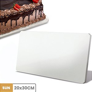 Tabuleiro Para Bolo em MDF 6mm Kit C/ 5 Tabua de Confeitaria
