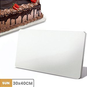 Tabuleiro Para Bolo em MDF 6mm Kit C/ 5 Tabua de Confeitaria