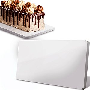 Tabuleiro Mdf 9mm Retangular 40x60cm Para Bolo Confeitaria