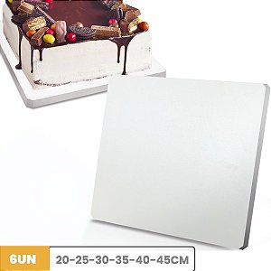 Tabuleiro Para Bolo em MDF 9mm Kit C/ 6 Tabua de Confeitaria