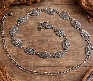 Cinto Country Western Prata Vintage