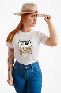 Camiseta Simprona off white
