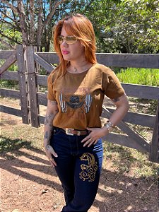 TSHIRT COUNTRY CLUB MARRON
