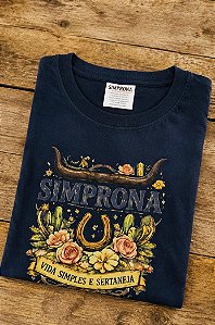 TSHIRT FERRADURA SIMPRONA AZUL MARINHO