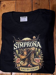 tshirt chapeu\bota PRETA