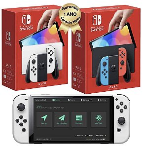 Nintendo Switch Oled 128GB | Desbloqueado | Novo