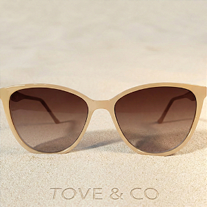 Óculos de Sol Feminino Copacabana Nude – UV400 | TOVE & CO