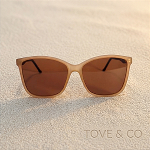 Óculos de Sol ILHA BELA Caramelo – Natural e Atemporal | TOVE & CO