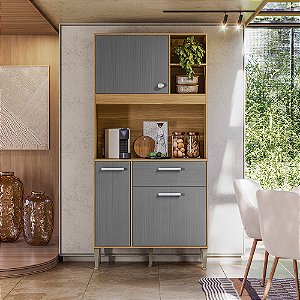 Kit Cozinha Zen 90cm com Corrediça Telescópica