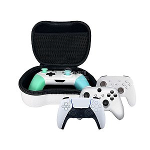 Case Estojo Para Controle Playstation 5 PS4 PS3 Xbox 360 One Series Nintendo Switch Branco