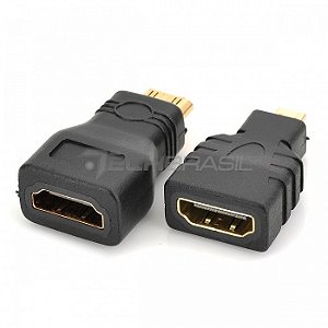 Cabo Adaptador Conversor Hdmi x Vga P2 Áudio Mini Micro HDMI