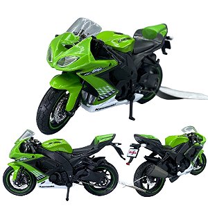 Miniatura Metal Moto Kawasaki Ninja Zx 10r - Maisto 1/18