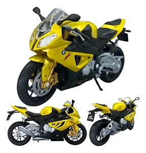 Miniatura Moto Bmw S1000rr Coleção Ferro 1/18 Welly