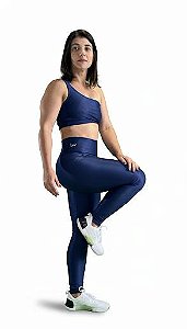Conjunto Legging Básica, Top um Ombro