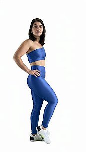 Conjunto Legging Básica, Top um Ombro