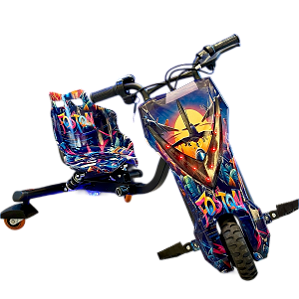 Triciclo Eletrico drift Infantil/adulto até 80kg 350W C/ amortecedor Original Foston