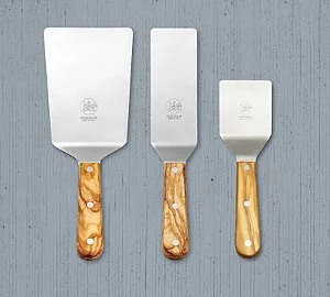 Conjunto Espátulas DUE BUOI Cabo Madeira Oliveira