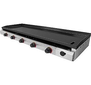 Chapa Chapeira Lanche 130X45 Profissional Reforçada 5mm Spaçoshop