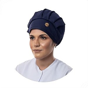 Touca de cozinha feminina uniforme - Cores lisas