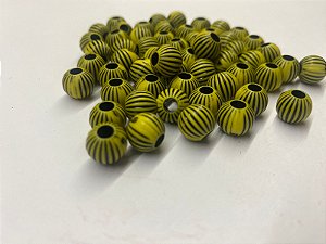 10 Miçangas de pesca Sorocaba Tradicional Amarela