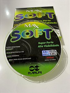 Linha Monofilamento Maruri Max Soft 0,33mm 300m
