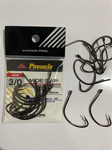 Anzol Pinnacle Wide Gap Nº 3/0 - 10 peças