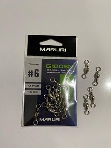 Girador Maruri Nickel tamanho 06 com 10 unidades