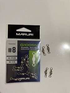 Girador Maruri Nickel tamanho 08 com 10 unidades