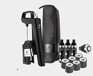 Kit Coravin Model Six Black+ para Vinho