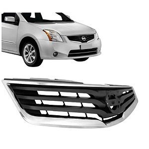 Grade Dianteira Nissan Sentra 2010 2011 2012 Com Friso Cromado