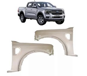Paralama Ford Ranger 2024 2025 2026 Com Furo