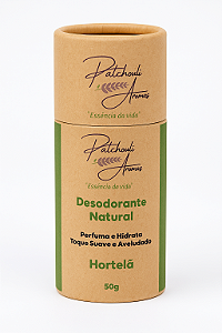 Desodorante Natural Vegano de Hortelã – Frescor Prolongado e Proteção Suave