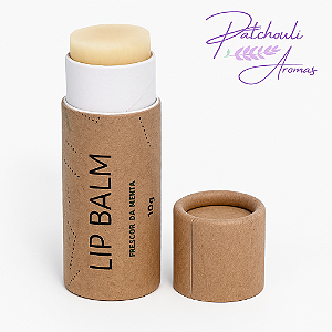 Lip Balm Natural Vegano Sem Cor – Hidratação Intensa e Frescor Suave