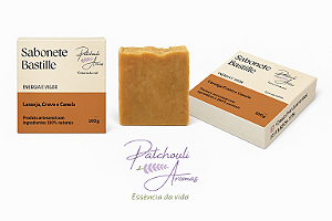 Sabonete Natural Vegano de Laranja, Cravo e Canela – Energia, Vigor e Bem-Estar