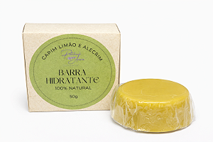 Hidratante Corporal em Barra Natural de Capim Limão e Alecrim – Hidratação Intensa e Frescor Revigorante