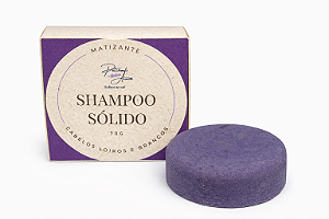 Shampoo em Barra Natural Matizante – Para Cabelos Grisalhos, Brancos e Loiros