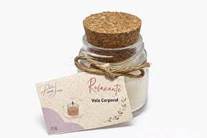 Vela Corporal Relaxante de Lavanda e Laranja – Massagem, Hidratação e Bem-Estar