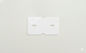 Cartão para Trava de Carrinho de Compras (BRANCO)