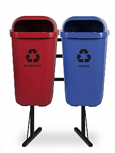 Lixeira Para Coleta Seletiva 50L