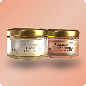 Kit 2 Hidratantes 300g (Lumière Intense & Le Secret) - Clara Parfums