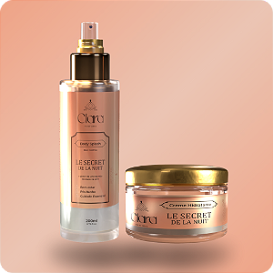 Kit Le Secret de La Nuit (Body Splash + Hidratante) - Clara Parfums
