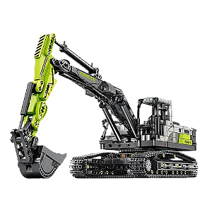 Blocos de Montar Escavadeira 40Cm - MOC