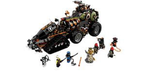 Blocos de Montar Tanque Diesel 40CM - Ninjago