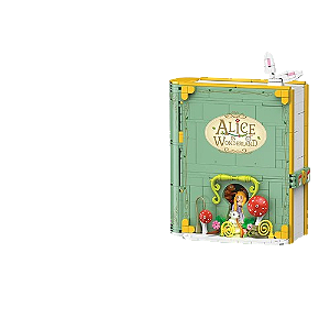 Book Alice no País das Maravilhas - Blocos de Montar
