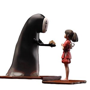 Diorama Chihiro e Kaonashi - A Viagem de Chihiro
